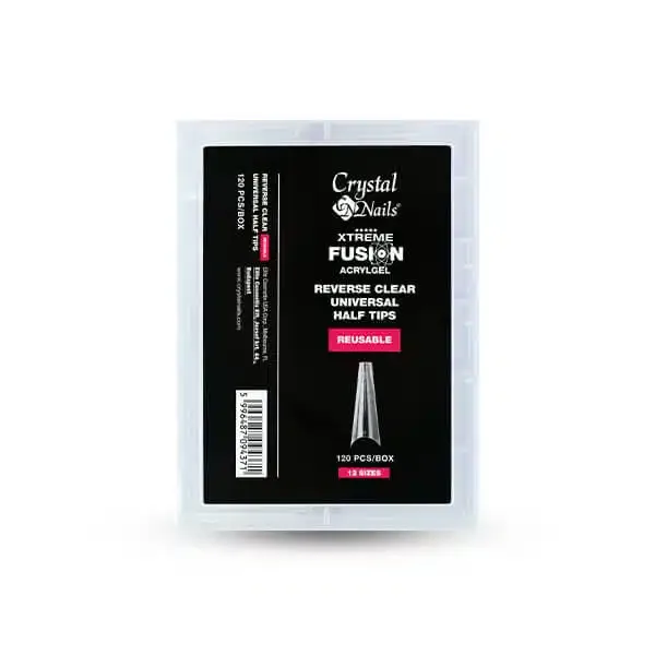 CN Xtreme Fusion AcrylGel Universal Half Reverse Tip (120pcs)