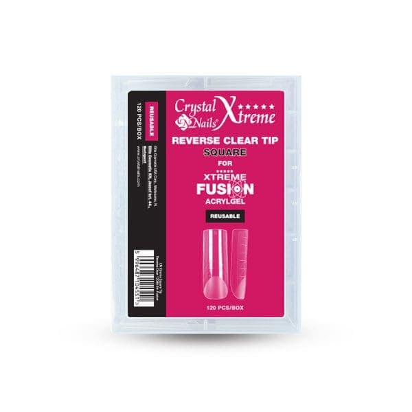 CN Xtreme Fusion AcrylGel Universal Reverse Tip (120pcs) - Square
