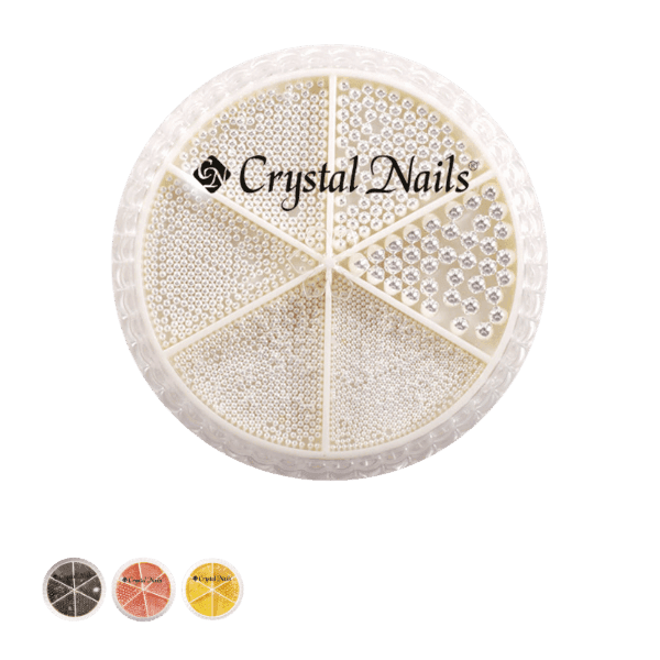CN Half Beads - metal